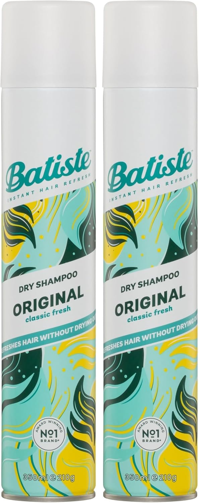 Batiste Original Dry Shampoo 350Ml - Classic Fresh with Lemon & Lily Scent, Instantly Revitalise Oily Hair, Adds Volume & Texture, No Residue, Non-Drying Formula, Quick Refresh & All Hair Types image number 6