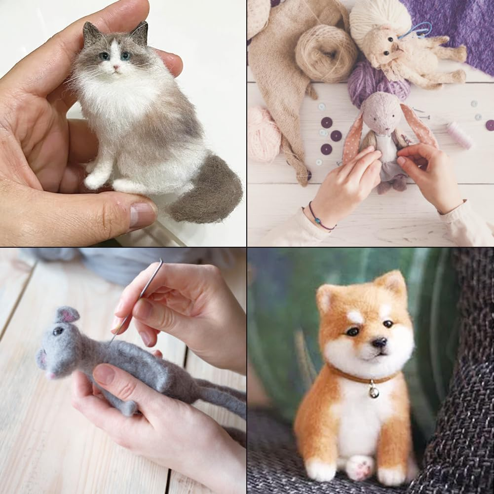 DIY Black Plastic Safety Eyes, Safe Crochet Eye Sewing Crafting Eyes Buttons Washers Assorted Sizes Bulk for Craft Teddy Bear Doll Crocheting Puppet Plush Stuffed Animals Making with Box 184PCS image number 1