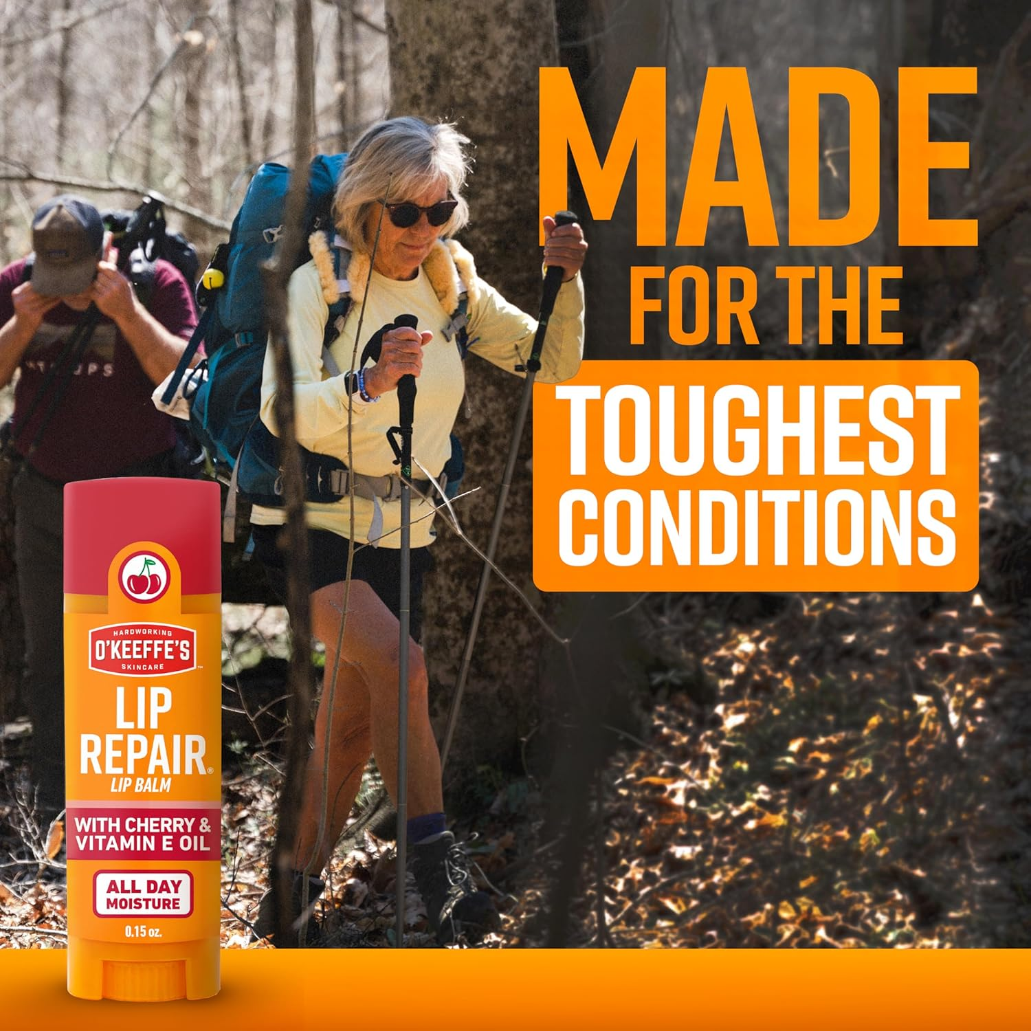 O'Keeffe'S Lip Repair Lip Balm with Cherry & Vitamin E Oil - Stick (3 Pack) - Moisturizer for Extremely Cracked, Dry Lips image number 5