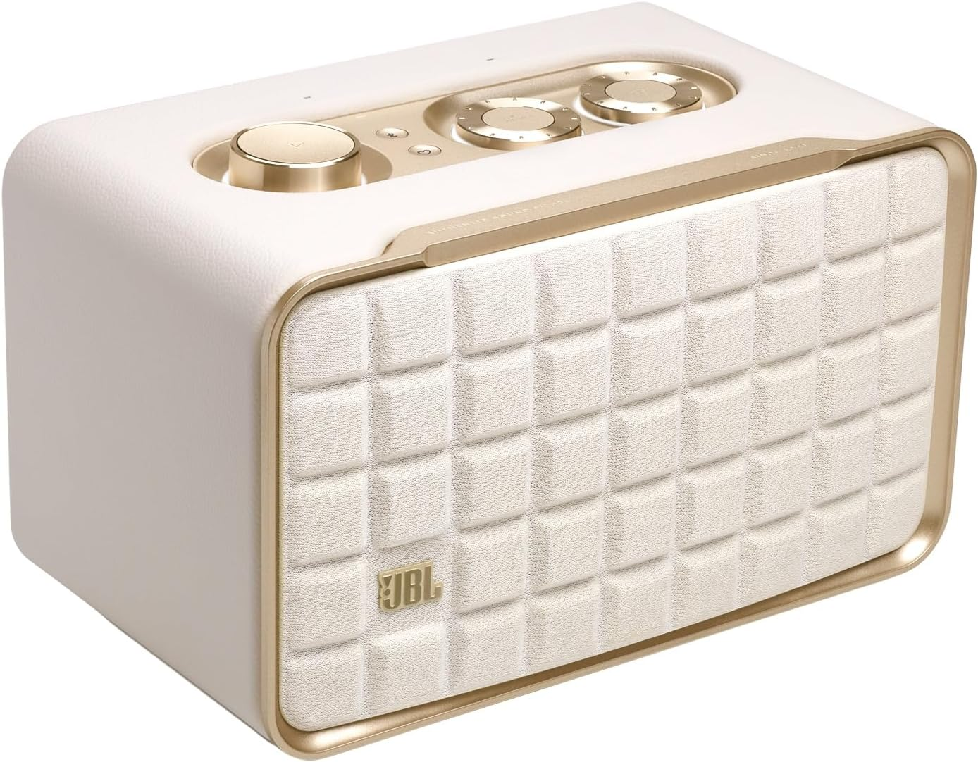 JBL Authentics 200, Superb Sound and Performance, Inspired by Retro Design, Music Streaming Services via Built-In Wi-Fi, Voice Assistants*, Simultaneously on One Device., Black