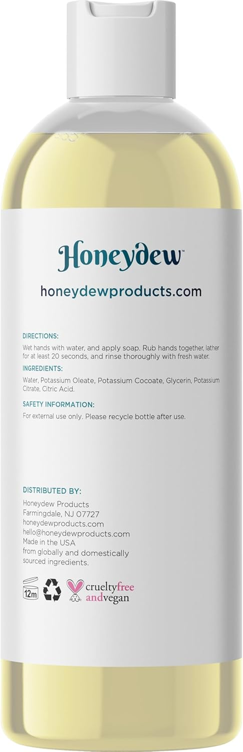 Maple Holistics 100% Pure Castile Soap Unscented Liquid Mild Soap for Body or Home Use with Olive Oil and Glycerin Skin Care Vegan Friendly All Purpose Cleaner Detergent Free & Sls Free Daily Soap