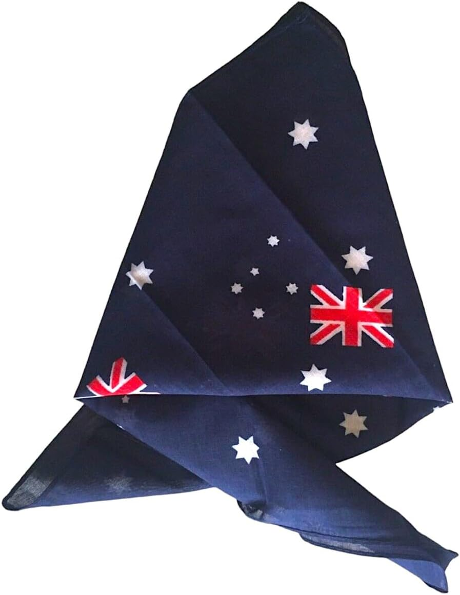 Australian Flag Bandana for Australia Day Sport Football Neck Gaiter Soccer World Cup Country Unisex Flags
