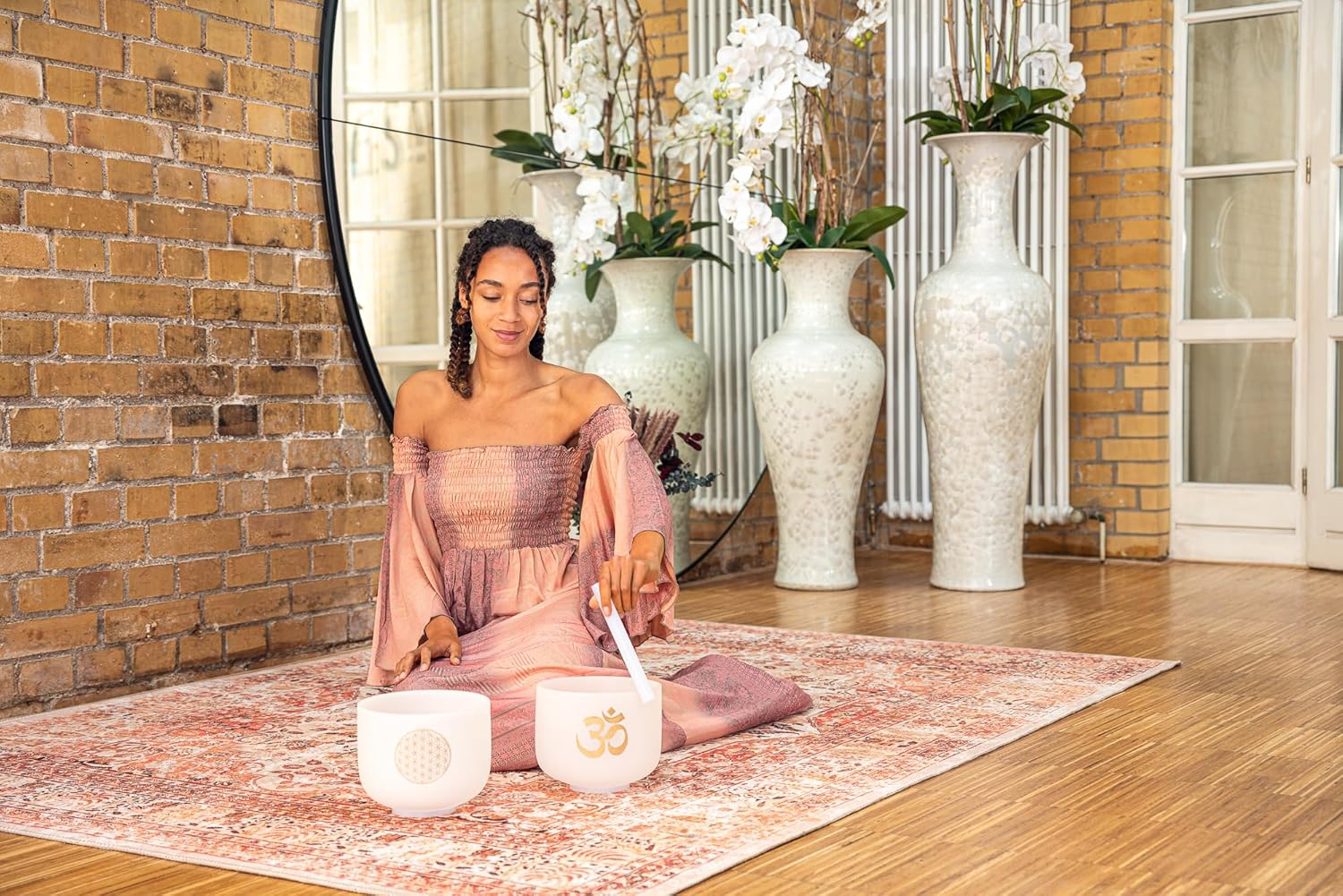 Meinl Sonic Energy Crystal Singing Bowl Resonant Rod/Mallet &Acirc;&euro;&rdquo; Silicone Coated Glass &Acirc;&euro;&rdquo; Pure, Clear Tone for Meditation, ASMR, Yoga or Sound Baths (CSBRL) image number 2