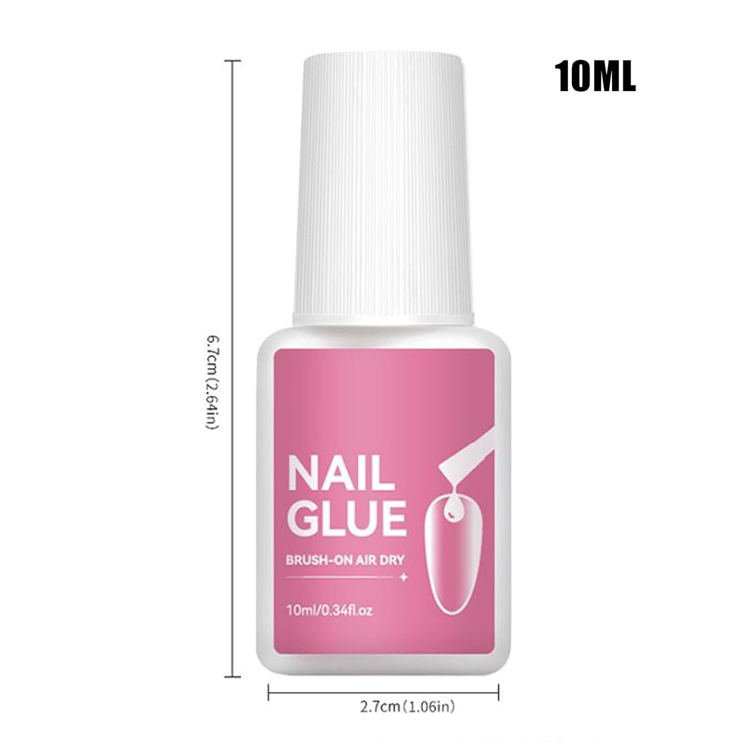 Vgvgaj Press on Nail Glue - Portable Artificial Nail Adhesive | No UV Light Needed Manicure Supplies for Home Travel Creative Stylists Beauty Lovers Busy Professionals Women Girls Mothers image number 6