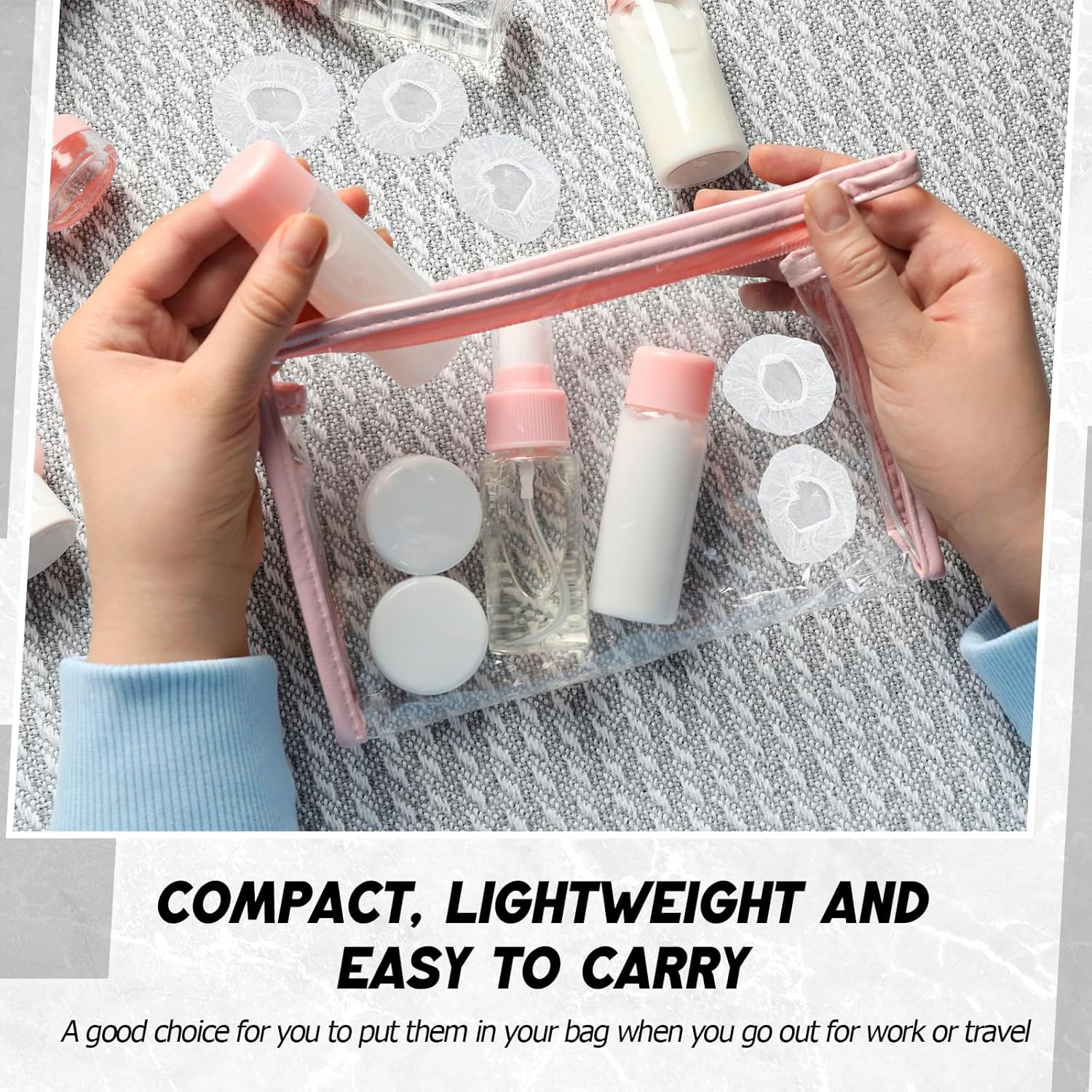 100 Pack Clear Disposable Ear Protectors Waterproof Ear Covers for Hair Dye, Shower, Bathing image number 4