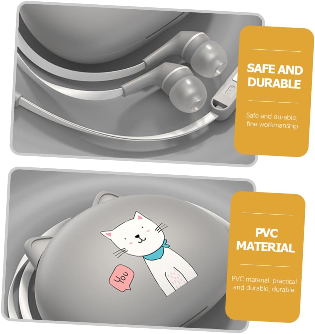 UKCOCO In-Ear Wired Earphones with Headphone Cable for Phones Silver Grey Design for Gym Running Travel Noise-Isolating Earbuds Compatible with Mobile Devices image number 1