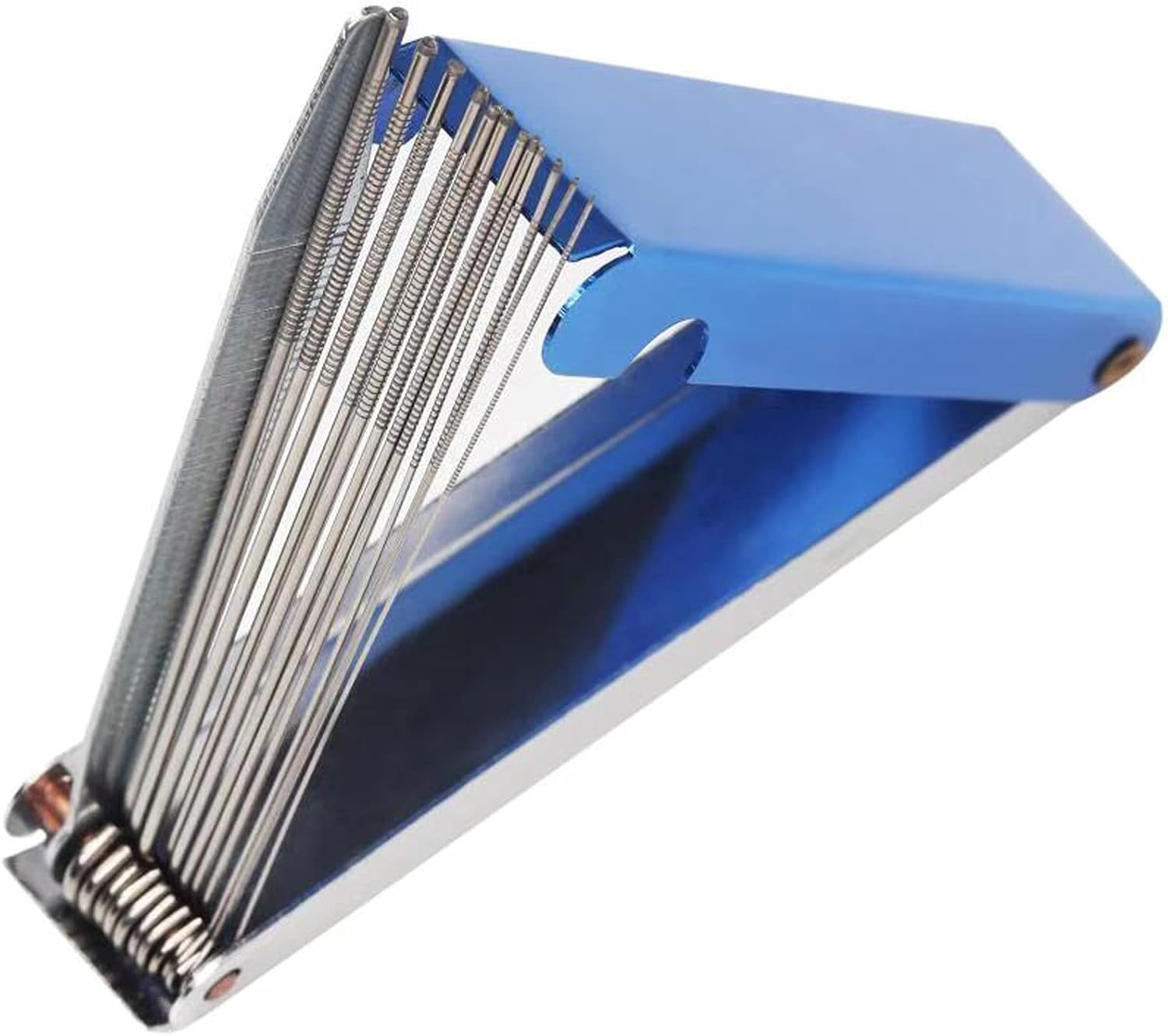 Herain Welding Tip Cleaner, Carb Carburetor Cleaner and Torch Nozzle Tip Cleaner Set for Cleaning Engine Carburetors, Gas Orifices, Sprinklers, Shower Heads(12 Wire Set plus a Flat File) (1) image number 2