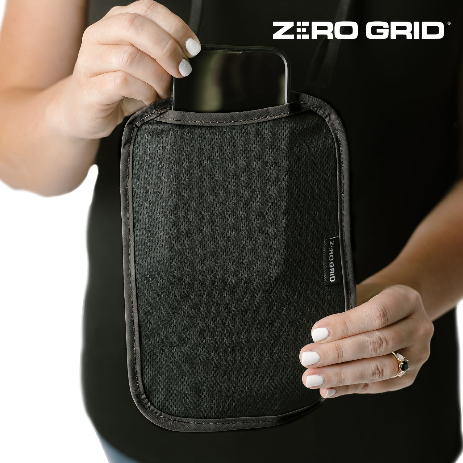 Travel Neck Wallet with RFID Blocking, Travel Neck Pouch Passport Holder for Women and Men, Black, X-Large, Rfid Wallet image number 3