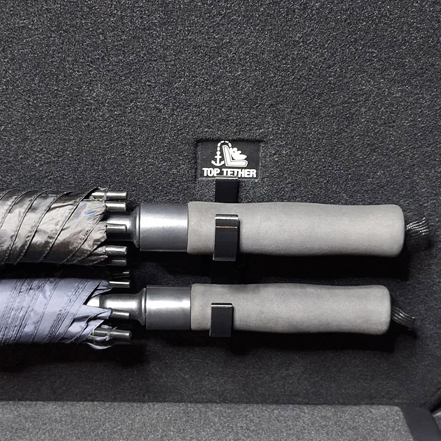 Car Boot Umbrella Holder,Umbrella Hooks for Car Boot,C-Ar Um-Brella Hook,Auto Back Seat Hanger Holder,Auto Trunk Um-Brella Hangers for C-Ar Back Se-At, Visor, Truck, Boat, Stroller, Wheelchair image number 3