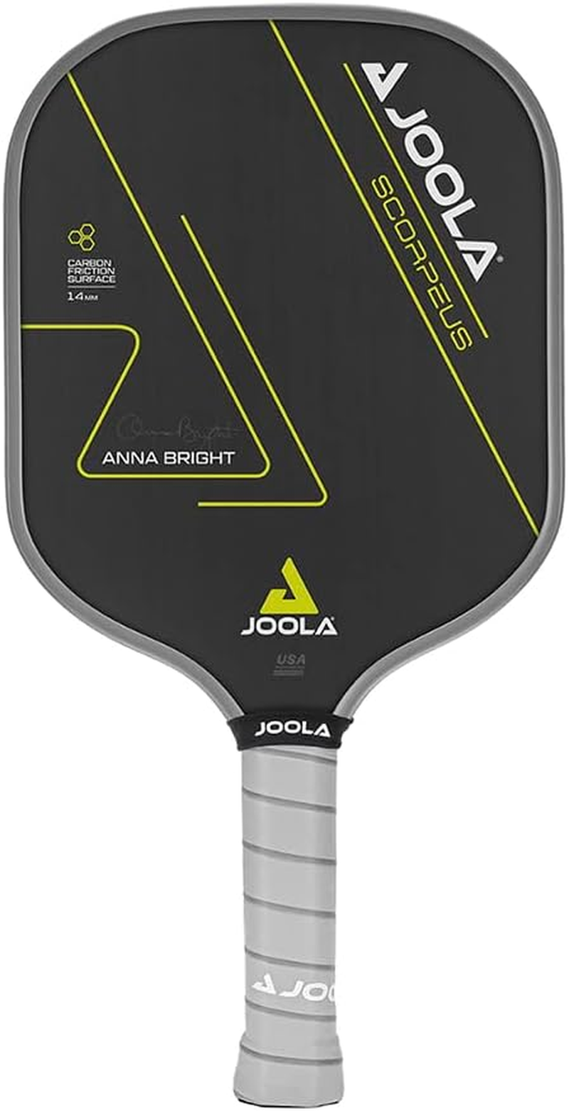 JOOLA Scorpeus Pickleball Paddle W/Charged Surface Technology for Increased Power & Feel - Fully Encased Carbon Fiber Pickleball Paddle W/Larger Sweet Spot - USAPA Approved. image number 1