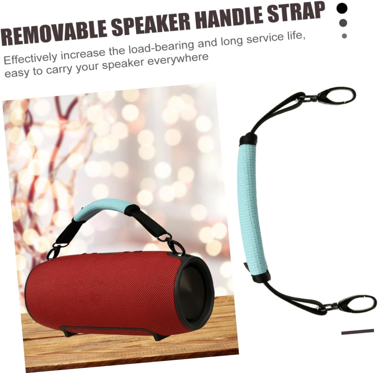 HOMSFOU Speaker Strap Handle for Xtreme Sturdy and Comfortable Grip Random Style image number 6