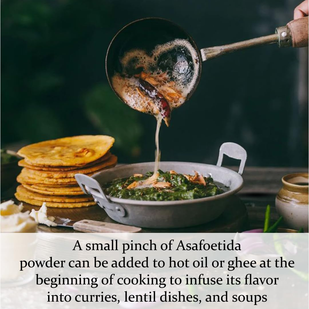 Asafoetida Powder (Hing)(Asafetida) by Mi Nature| Natural Flavor Enhancer | Strong Aromatic Spice |Digestive Support | Indian Spice for Cooking| from India|100G (3.5Oz) image number 3