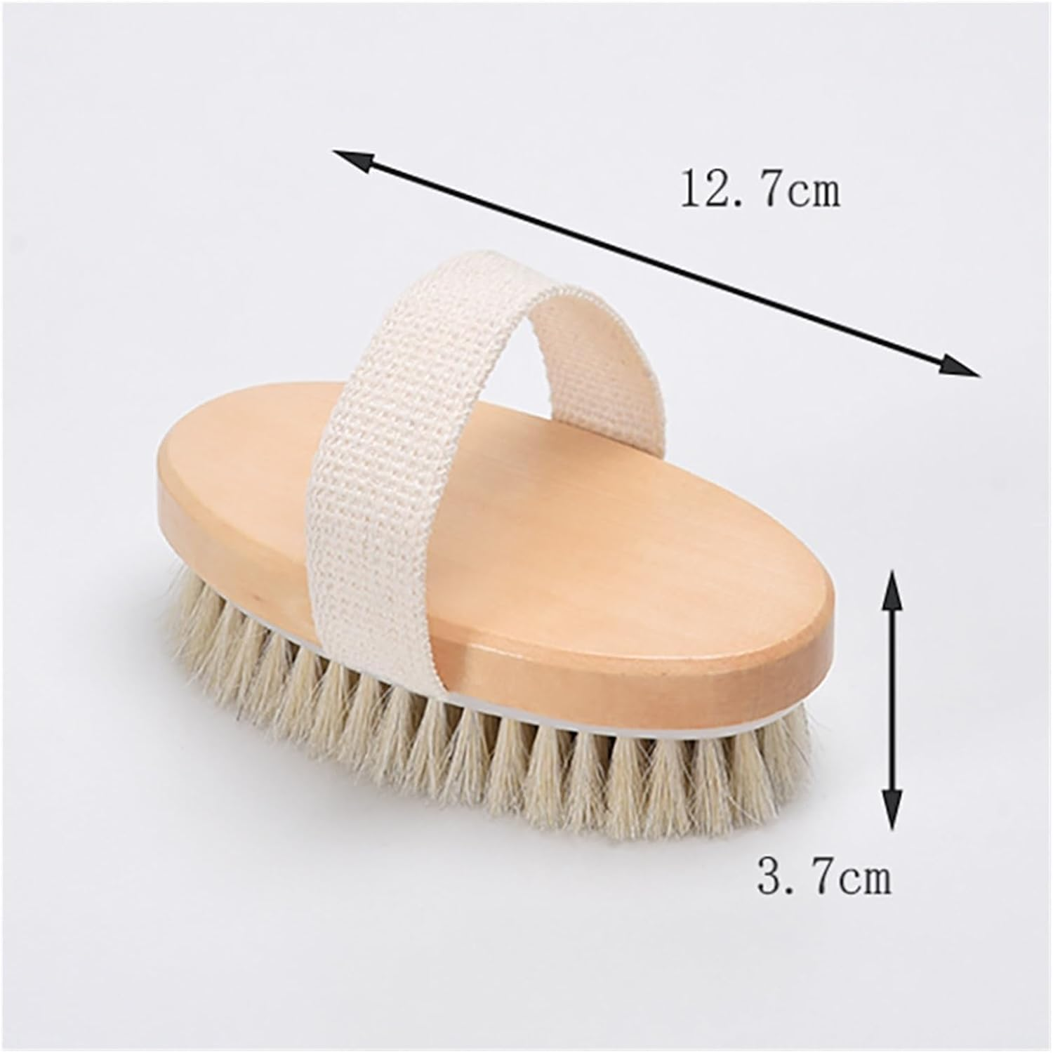 Dry Brushing Body Brush for Exfoliation, Lymphatic Drainage & Cellulite Reduction &ndash; Natural Bristles, Shower Brush & Pore Massager for Smooth Skin, Detox, and Body Care image number 4