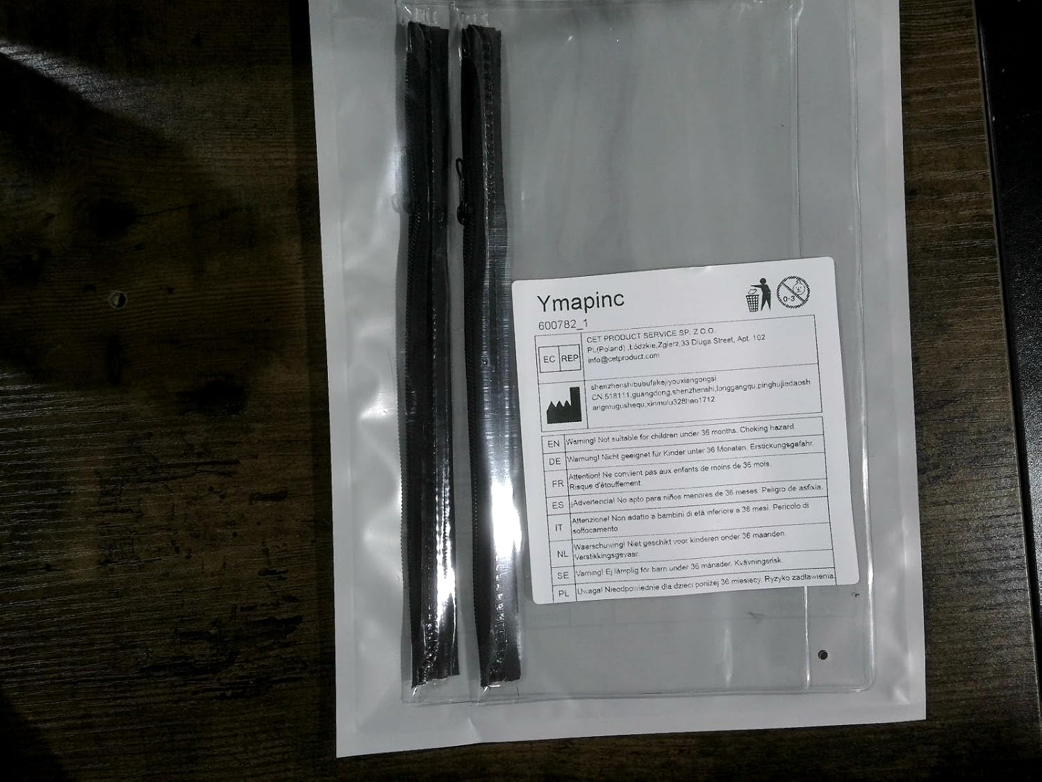 Ymapinc 2PCS Clear Plastic Pencil Pouch with Zipper for Exams, Zipper Bags, Office Storage Bags, Cosmetic Bags, Currency Bags, Stationery Bags, Multi-Purpose Bags image number 1