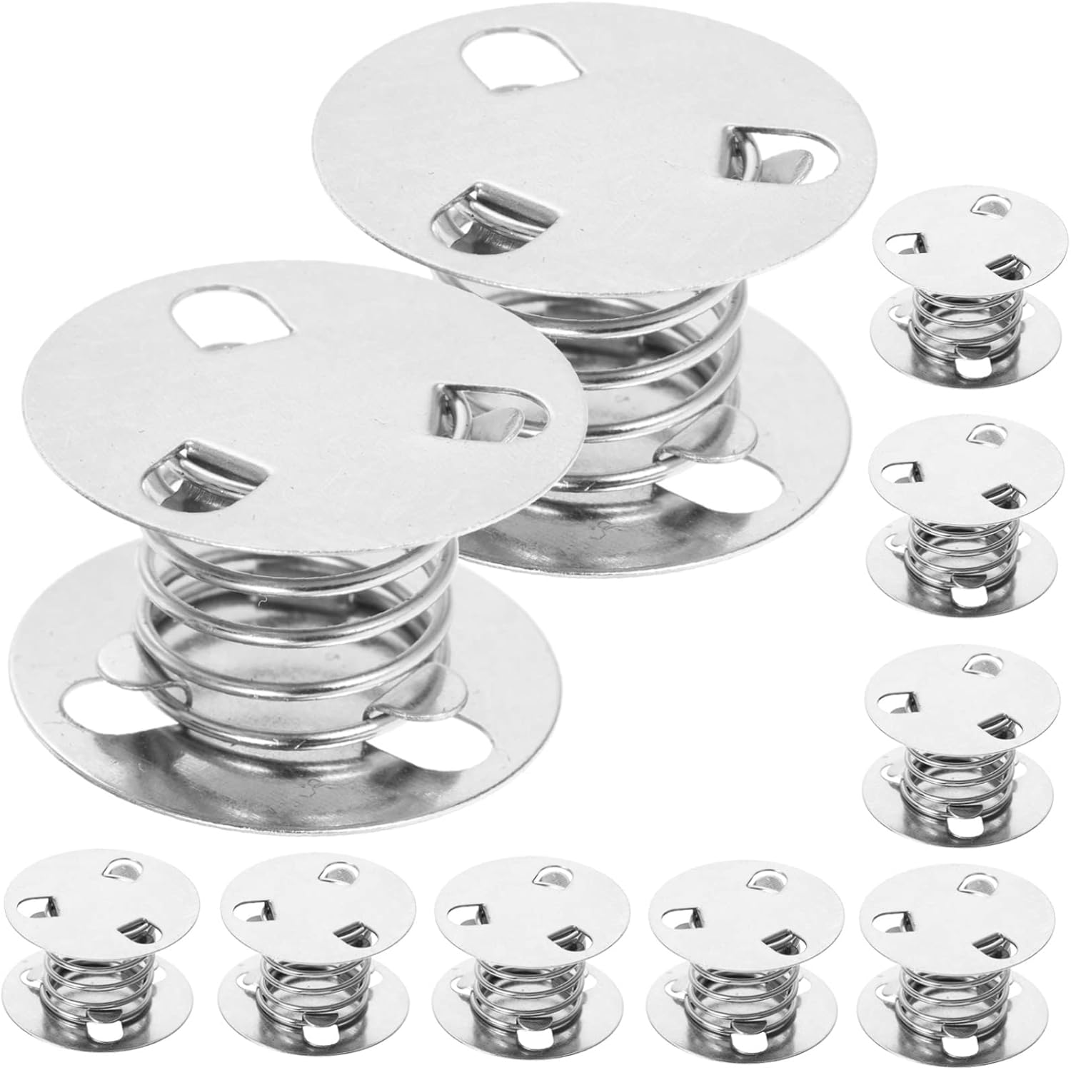 NUOBESTY 10Pcs DIY Spring Base Doll Car Toy Cars Toys Bobblehead Spring Base Compression Spring Car Accesories Dashboard Toy Spring Bases Spring Toy Gadgets Stainless Steel Shake Your Head image number 3