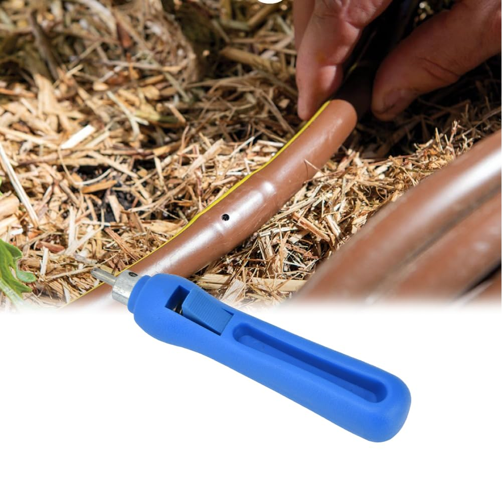 Drip Irrigation Hole Punch, Watering System Tubing Punch Plastic Stainless Steel 3Mm Dripper Holes Punchers for Dropper Pipe Line Opening Emitter Insertion Drip Sprinkler Systems Outdoor image number 1