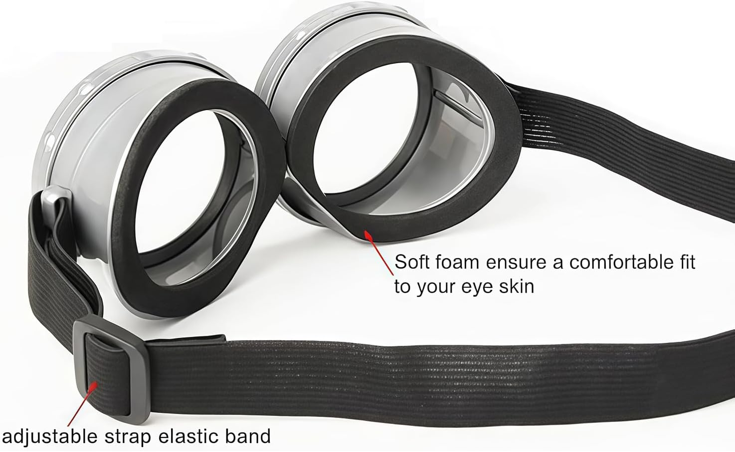 3 Pcs Halloween Costume Accessories for Adult Men Women,Goggles Glasses/Yellow Beanie/Gloves for Men Women Cosplay Party Set image number 2