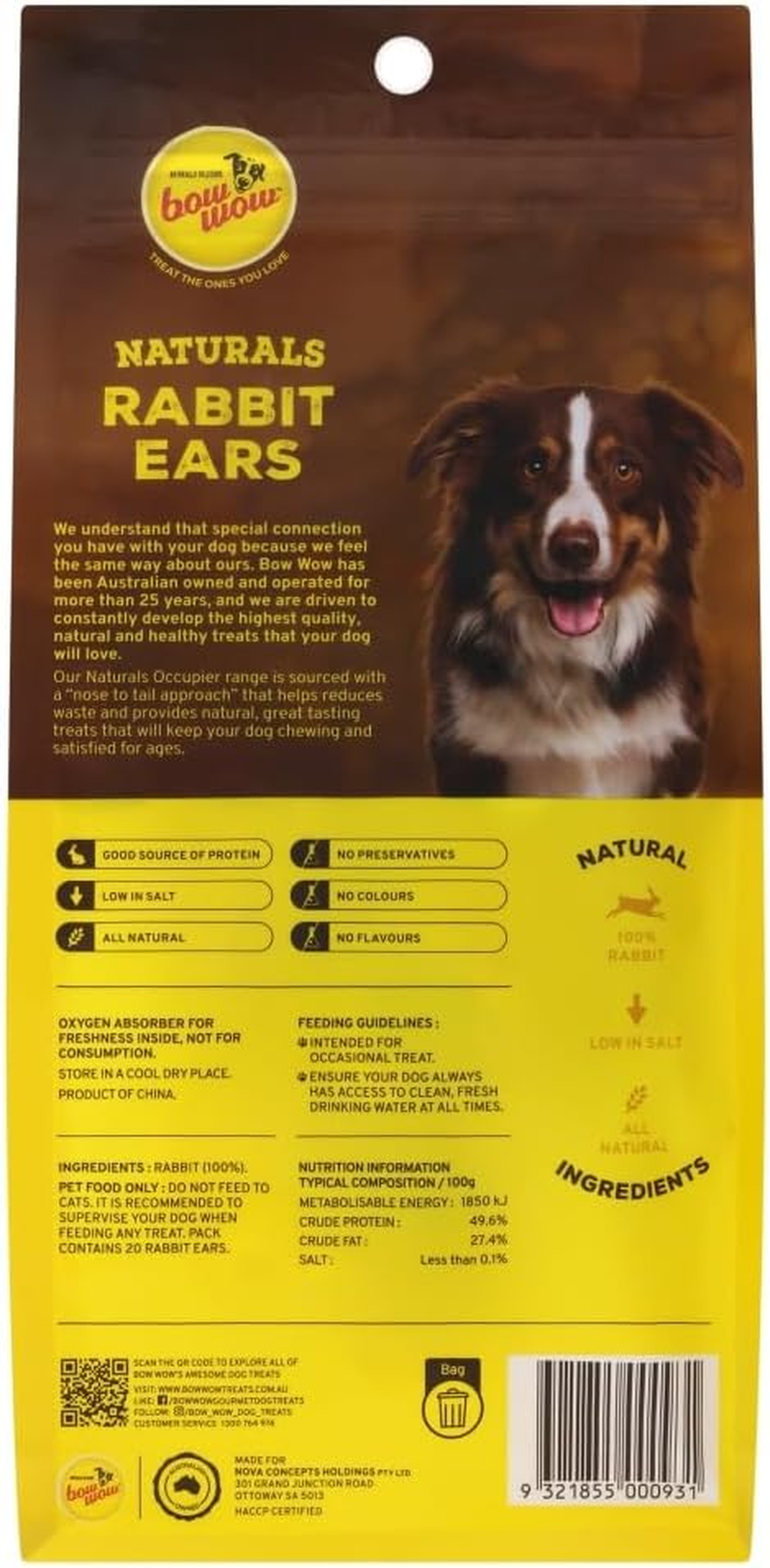 Bow Wow Rabbit Ears 20Pk image number 1