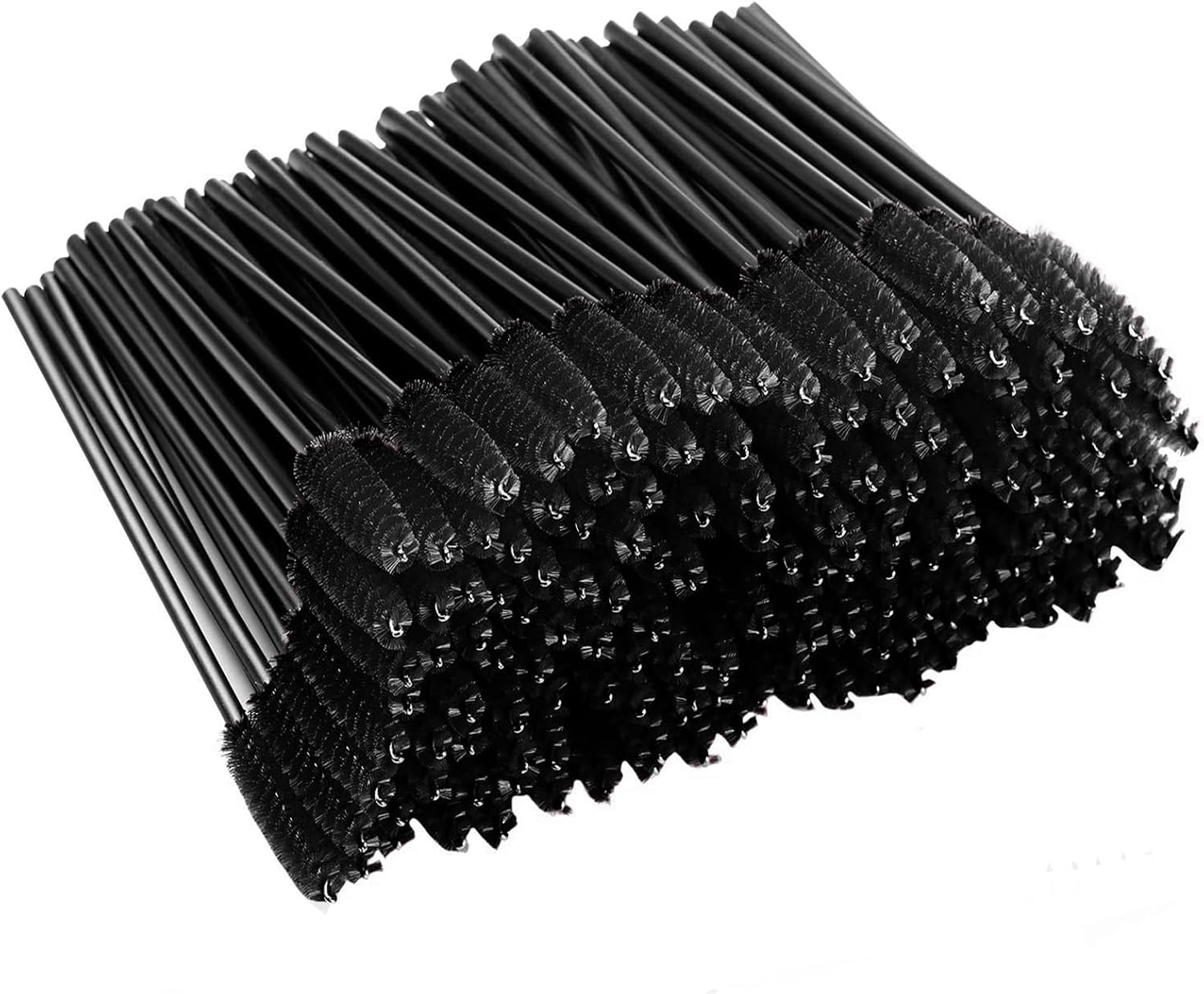 Disposable Mascara Wands, Lash Brush ，150 Pcs Black Eyelash Brushes, Eyebrow Brush Makeup Brush Tool for Eyelash Extension Eyebrow and Makeup Color image number 4