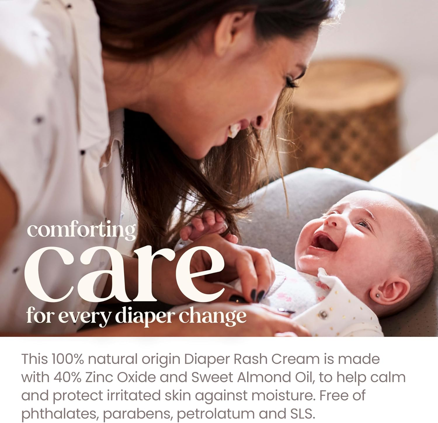 Burts Bees Baby Bee Diaper Rash Ointment for Kids - 3 Ounce, 453.59 Grams image number 2