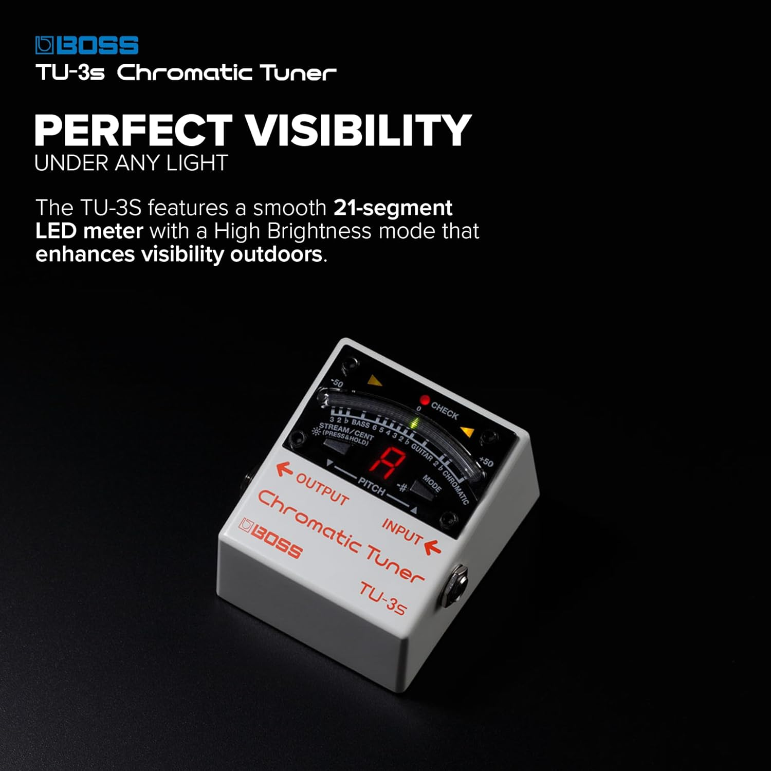 Boss TU-3S Chromatic Tuner image number 1