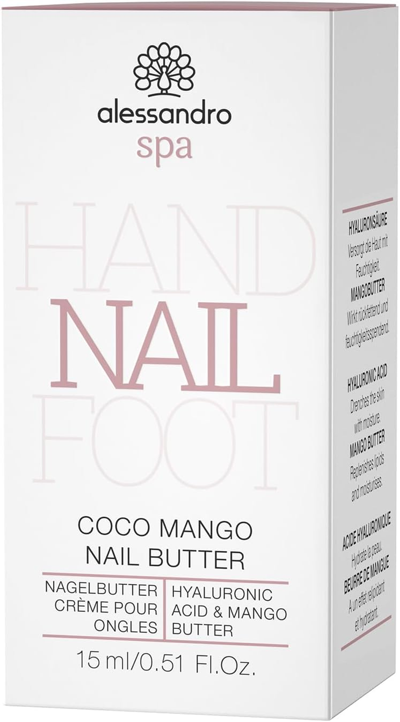 Alessandro Spa Nail Butter - Coco Mango for Women 0.51 Oz Treatment