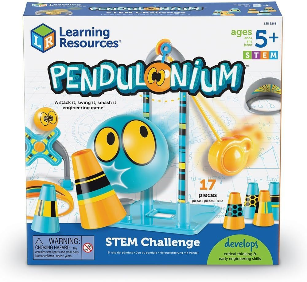 Learning Resources Pendulonium STEM Challenge, Kids Pendulum Game, 16 Pieces, Ages 5+ image number 2