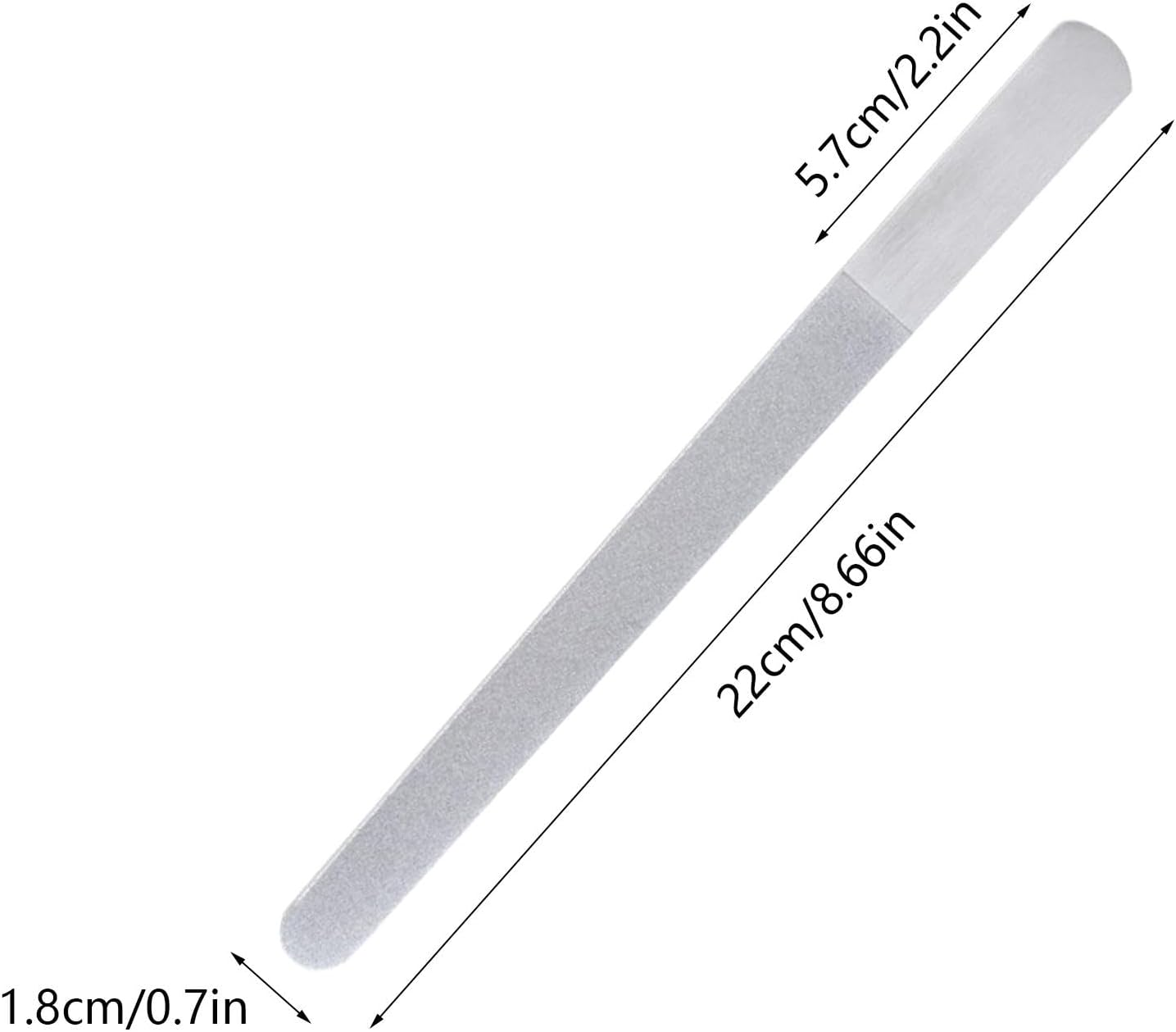 Nail File - Professional Nail Files | Toenail File | Metal Nail File | Long Coarse and Fine Grit for Shaping and Styling Natural and Artificial Nails, Long Lasting, Perfect for at Home Manicures image number 4