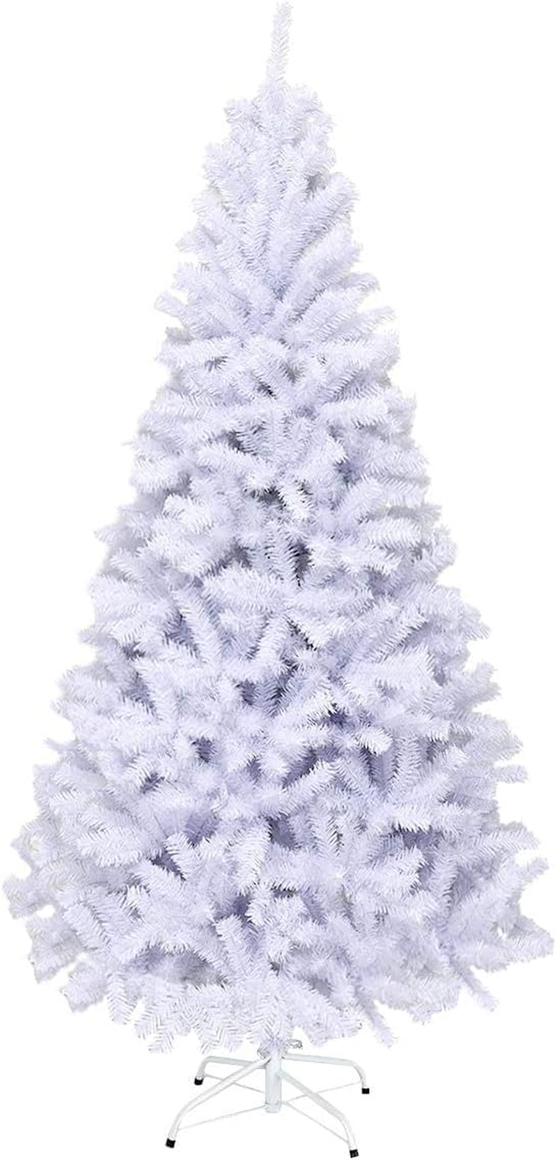 Christmas Tree 5.9Ft White Xmas Trees, Decorations Holiday Party Gift Home Garden Store Decor, 650 Tips Thick Foliage Easy Assembly Indoor and Outdoor image number 3