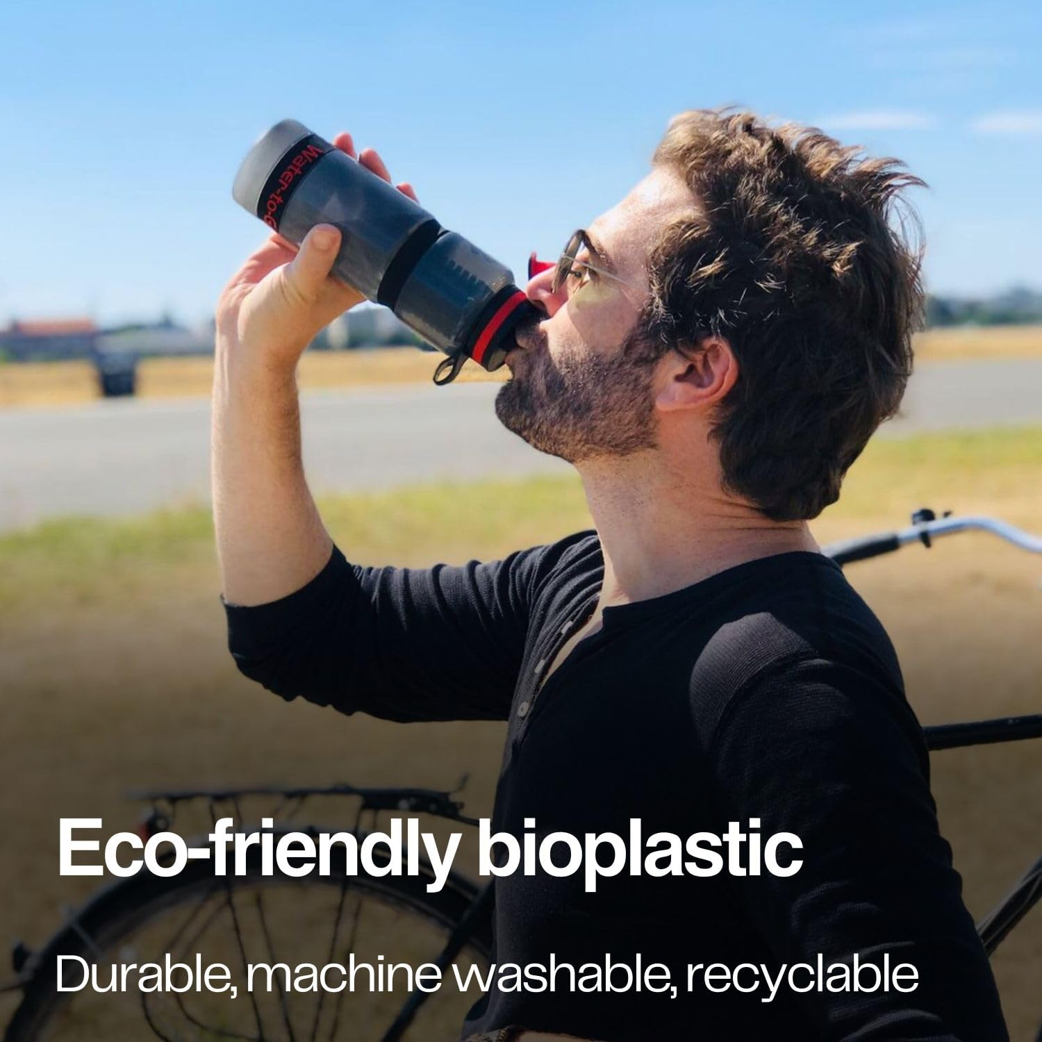 Water to Go Water Purifier Filter Bottle (ACTIVE 26Oz/75Cl) - Perfect for Hiking Camping Travel and Survival image number 4