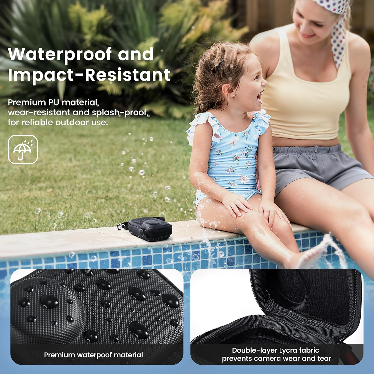 STARTRC PHOTO Osmo Nano Camera Case, Portable Storage Bag for DJI Osmo Nano Lens Protective Case, Hard Travel Bag with Wrist Strap for DJI Osmo Nano Accessories image number 5