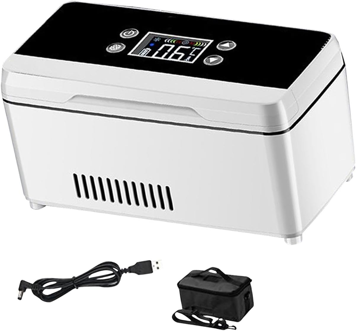 TENOL Insulin Pen Cooler Travel Case, Digital Display Cooling Box, Car Fridge Portable Cooler Mini Refrigerator for Daily Life Trip, Touch Screen