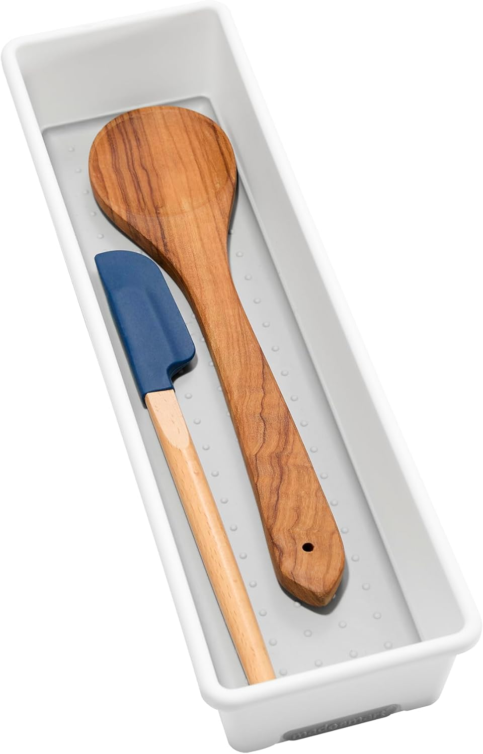 Madesmart Classic Bin, Narrow, White 12.75" X 3.75" image number 2