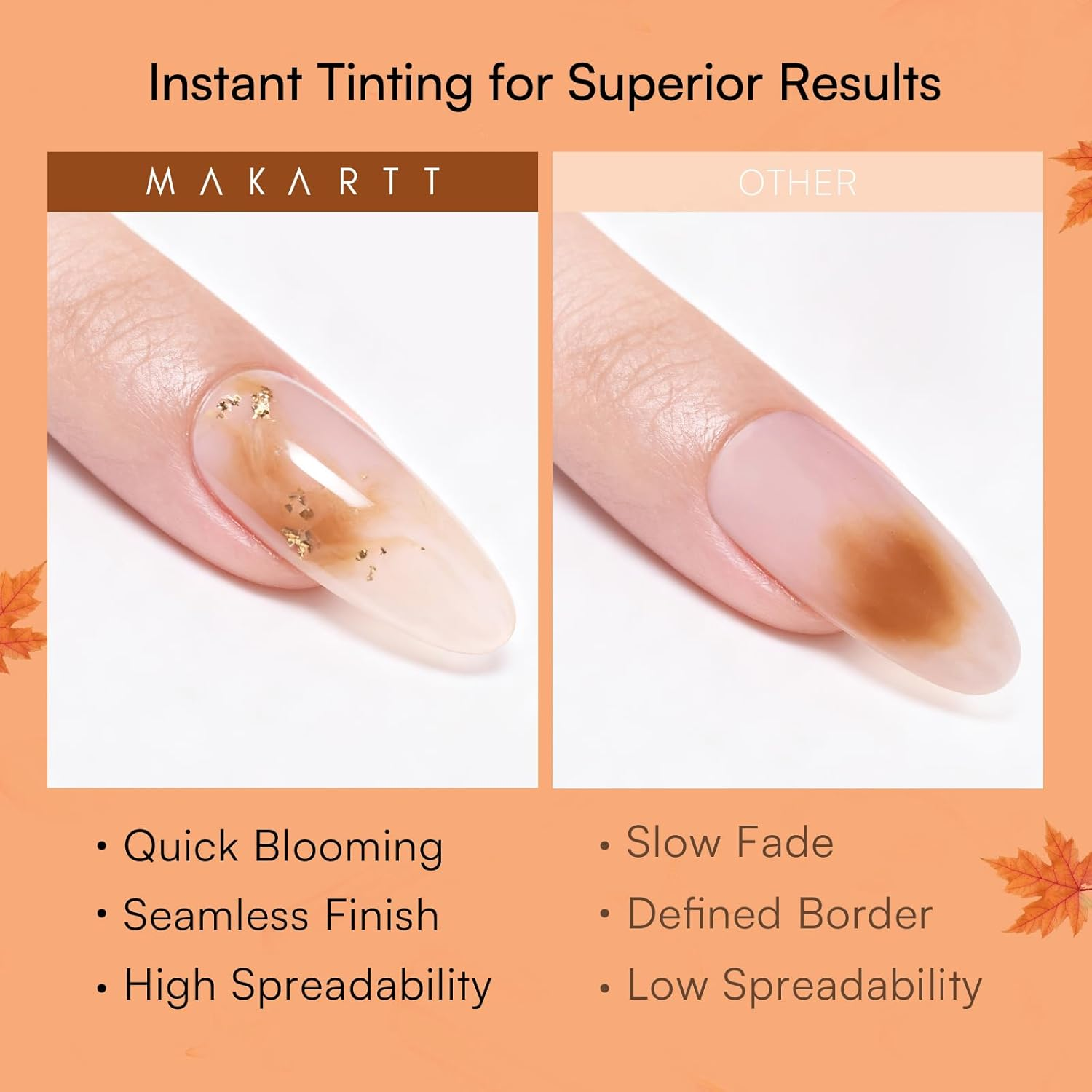Makartt Clear Blooming Gel 15Ml UV LED Soak off Nail Art Polish for Spreading Effect Marble Nail Polish Gel Paint Nail Designs for DIY Color Flower Watercolor Magic Beauty Gift image number 3