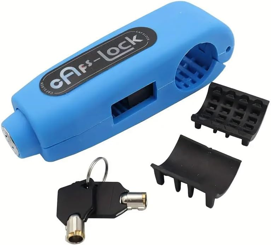 AIMALL Motorcycle Handlebar Lock Anti-Theft Electric Car Grip Lock with Copper Core for Scooters and Bikes