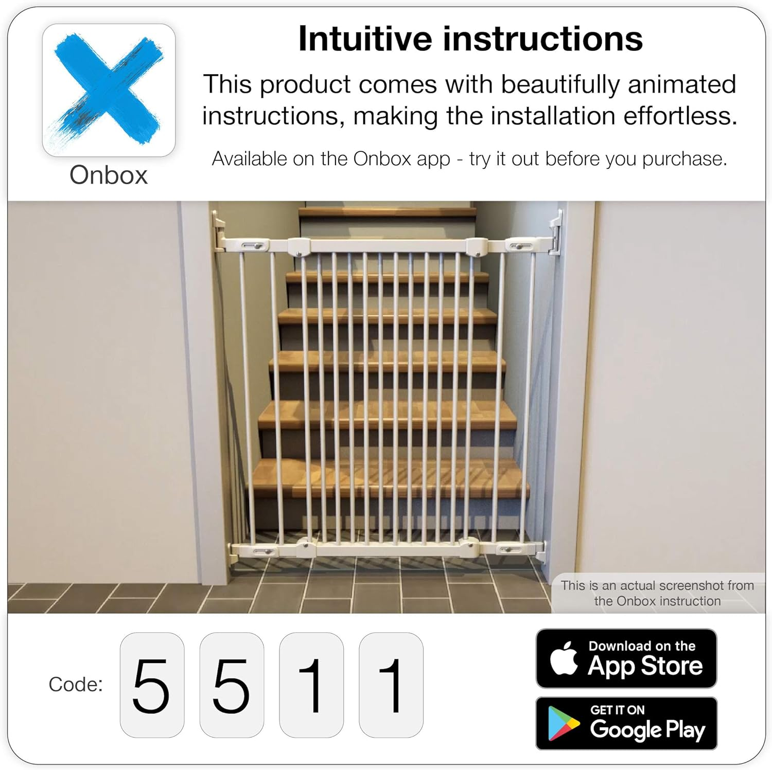 Babydan Flexifit, 67-105.5 Cm, Extendable and Flexible Stair Gate/Baby Gate/Safety Gate, Metal, White, Made in Denmark - (Pet Gate/Dog Gate)