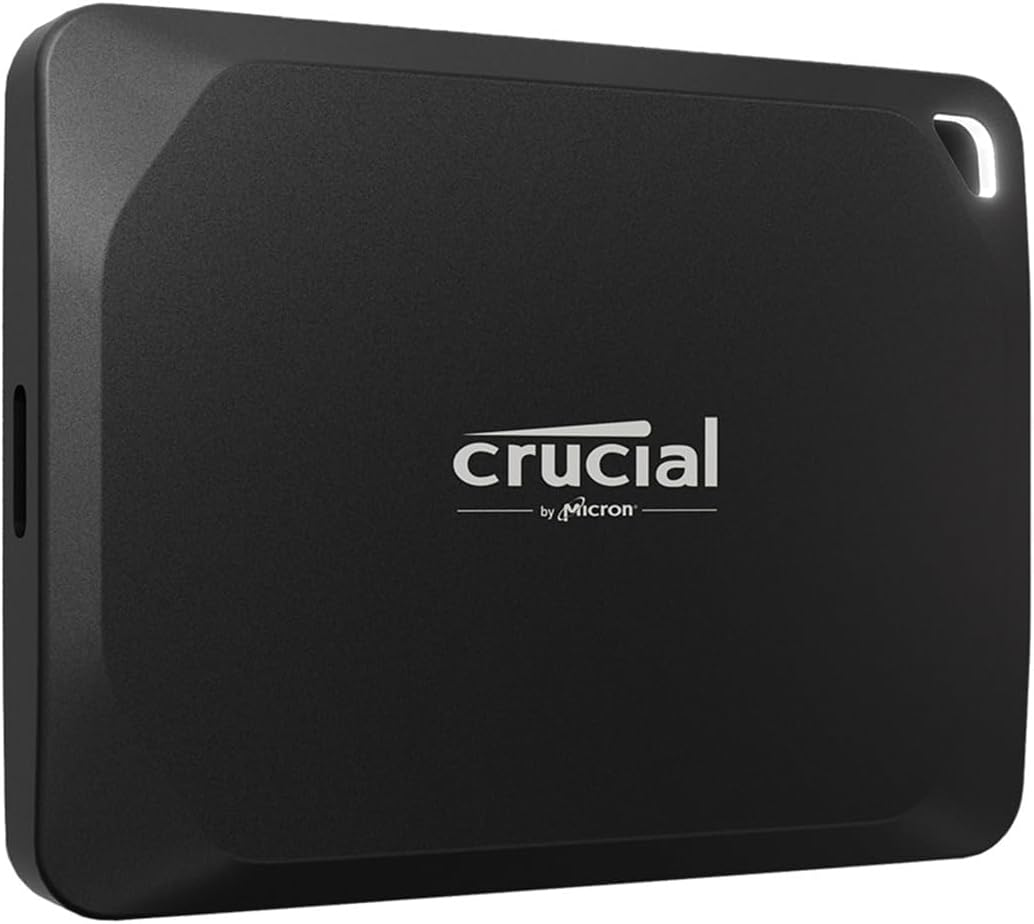 Crucial X10 Pro 2TB USB-C External Portable SSD with 2100Mb/S Speed for PC MAC PS5 Xbox Android Ipad Pro, Black image number 6