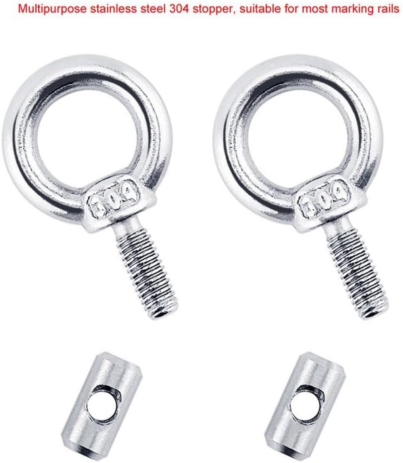 Etomvoop 4PCS Awning Rail Stoppers 6Mm Camping Tent Equipment Caravan Accessories, 12Mm X 6Mm image number 5