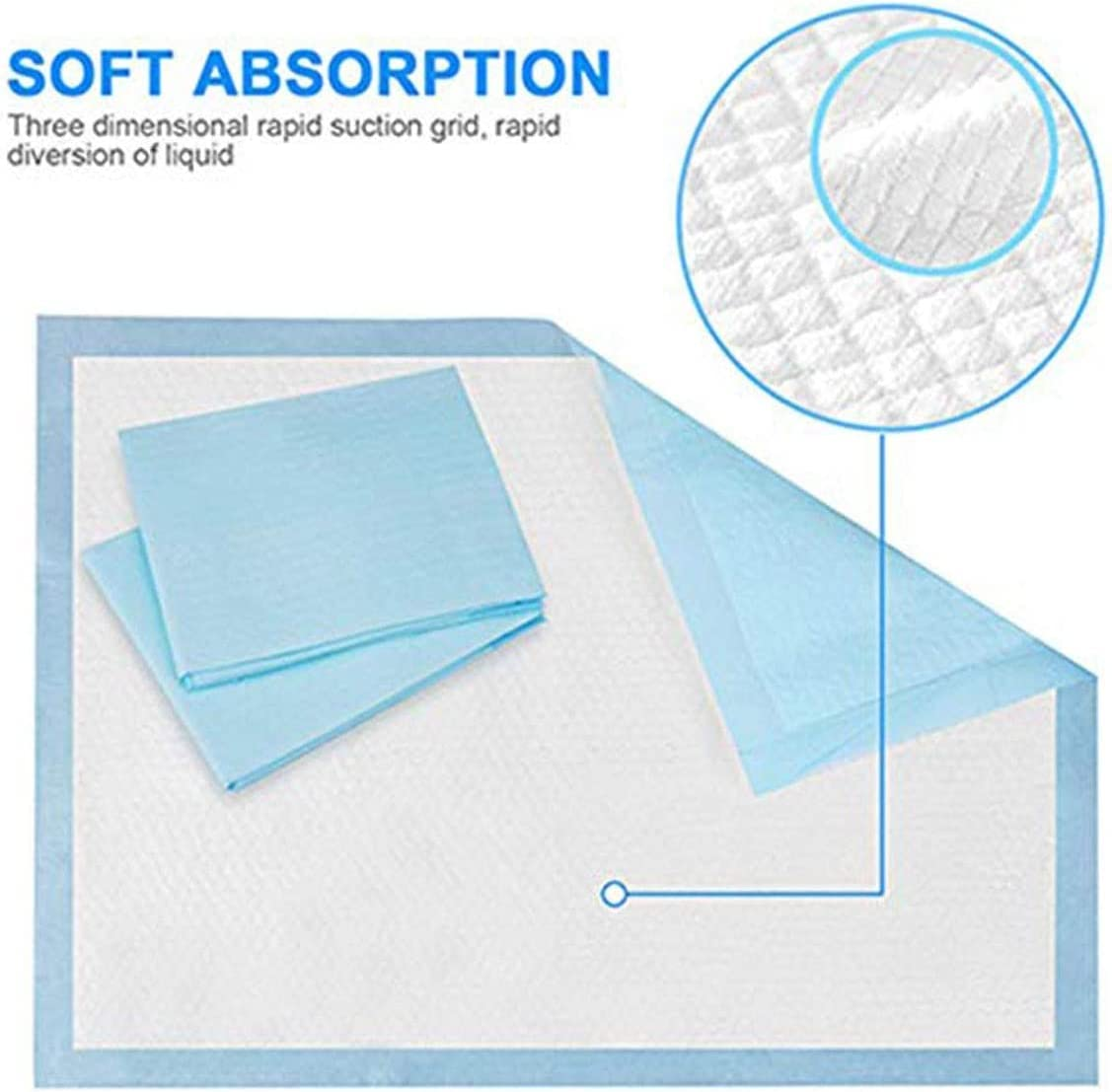 40Pk Adult Disposable Economy Pads Adult Incontinence Disposable Bed Pee Underpads 60 X 90Cm (4 Pack) image number 5