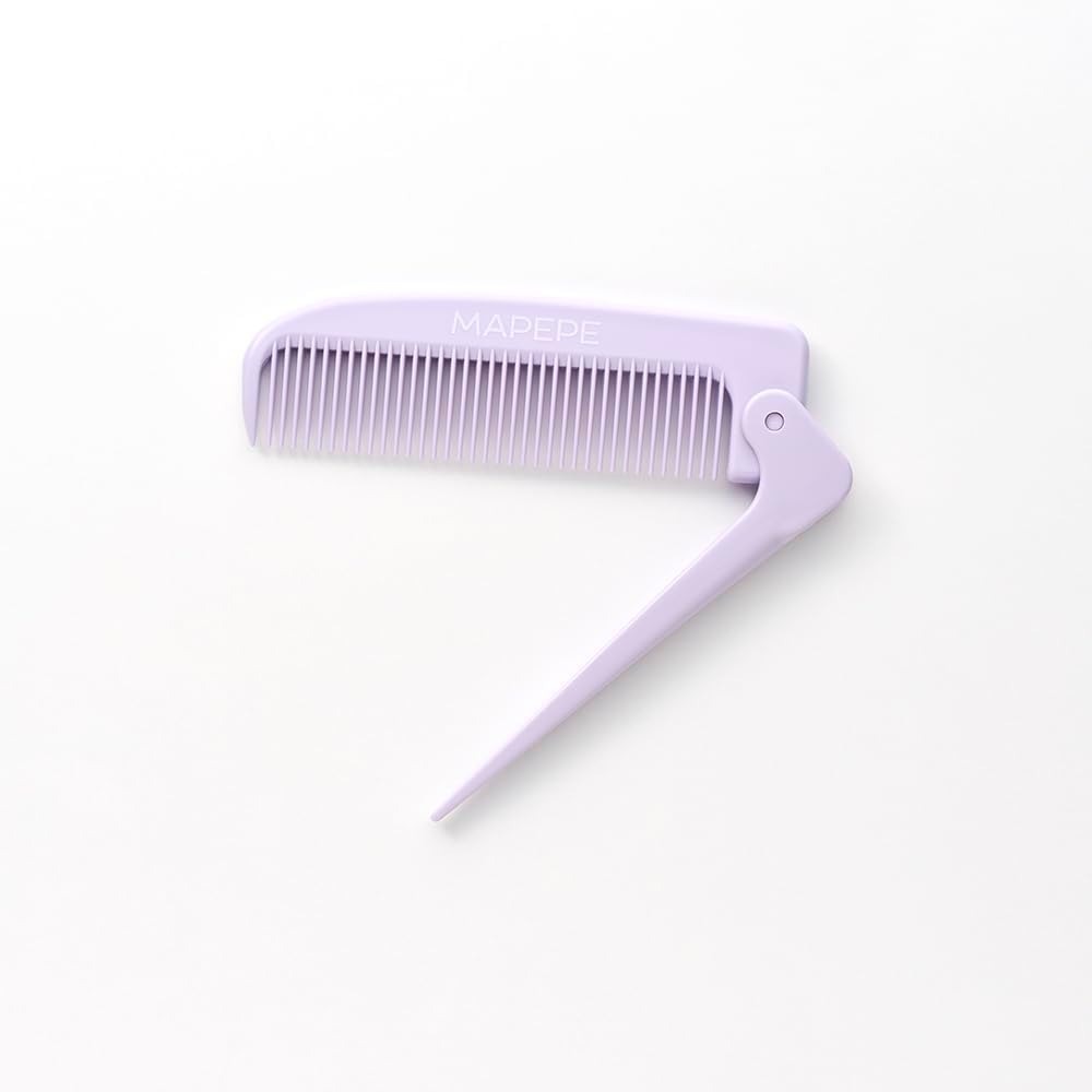 Mapepe Compact Pocket Comb (Pale Lilac) MAPEPE image number 3