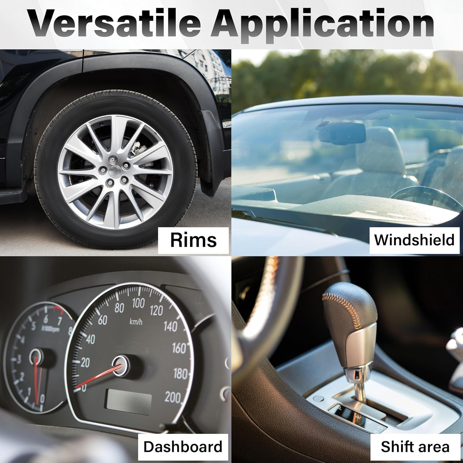 2 PCS Tire Shine Applicator Pad, Hex Grip Tire Dressing Applicator, Reusable Tire Foam Sponge, Tire Shine Brush, Car Detailing Sponge for Rubber Tires, Vinyl & Plastic Trim image number 5