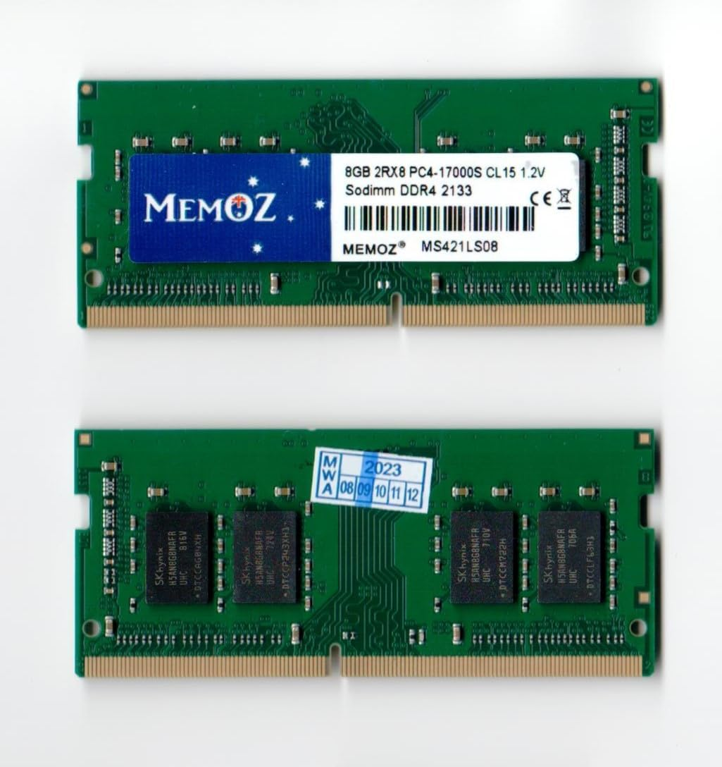 Memoz DDR4 Sodimm RAM Laptop Memory (1X8Gb DDR4-2133 PC4-17000)