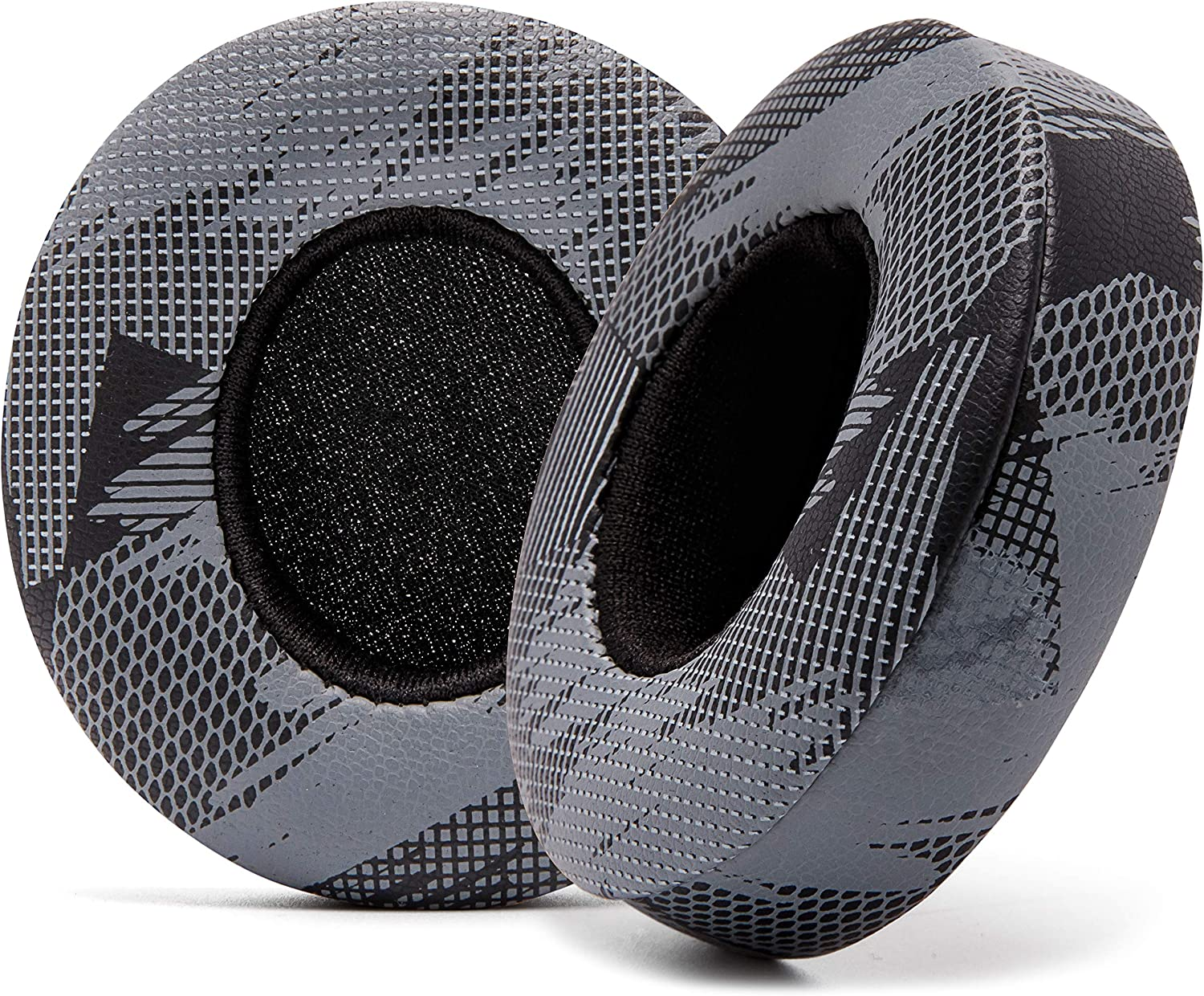 WC Extra Thick Replacement Earpads for Beats Solo 2 & 3 by Wicked Cushions - Ear Pads for Beats Solo 2 & 3 Wireless On-Ear Headphones - Soft Leather, Luxury Memory Foam, Strong Adhesive | Black