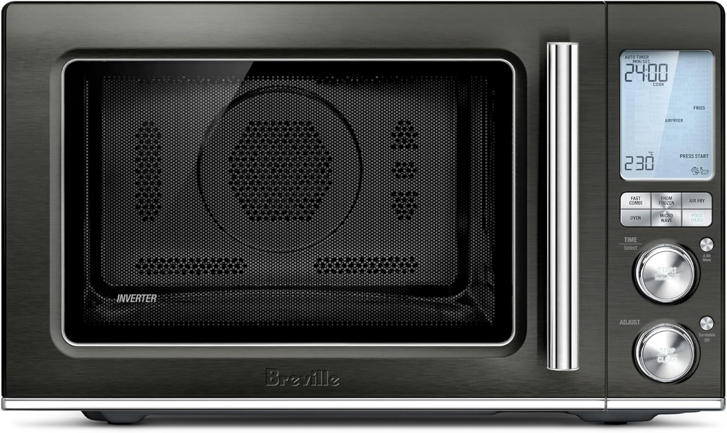 Breville, the Combi Wave 3 in 1 Microwave Oven, Brushed Stainless Steel, BMO870BSS4JAN1