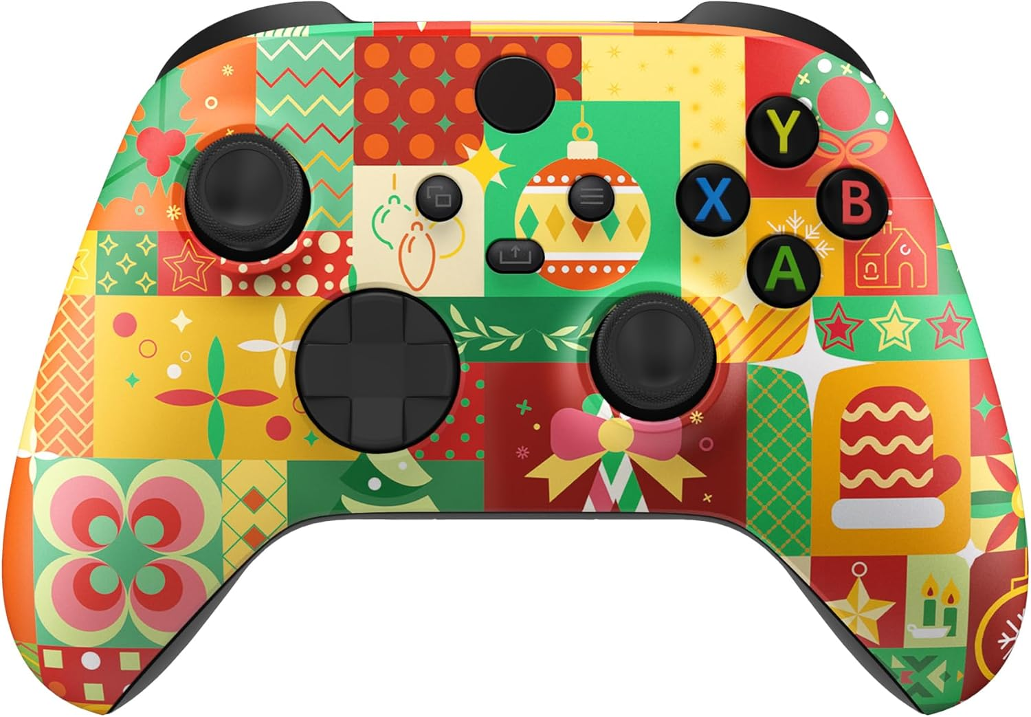 Extremerate Replacement Shell for Xbox Series X|S Controller - Unleash Your Style - Donut Odyssey Custom Acessories Skin Front Housing Cover for Xbox Core Controller Wireless[Control Without]