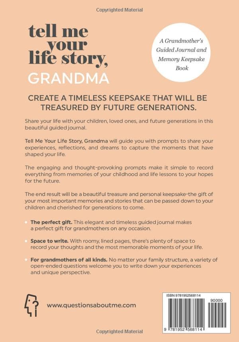Tell Me Your Life Story, Grandma: a Grandmother&rsquo;S Guided Journal and Memory Keepsake Book image number 2