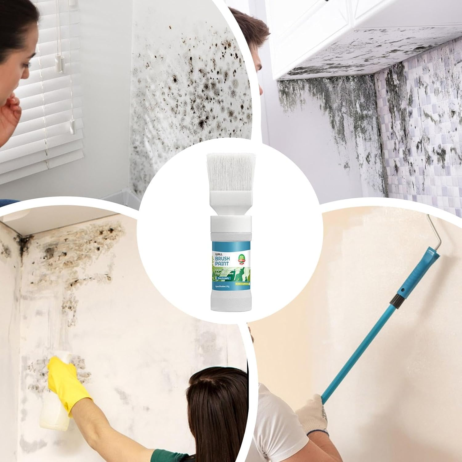 White Touch Up, Wall Paint Repair, Paint Touch-Up Brush, White Paint Touch-Up, Wall Repair Tool, Fast-Drying Stain Remover, Graffiti Removal Paint, Paint for Scratches, White Paint Repair, Touch-Up Pa