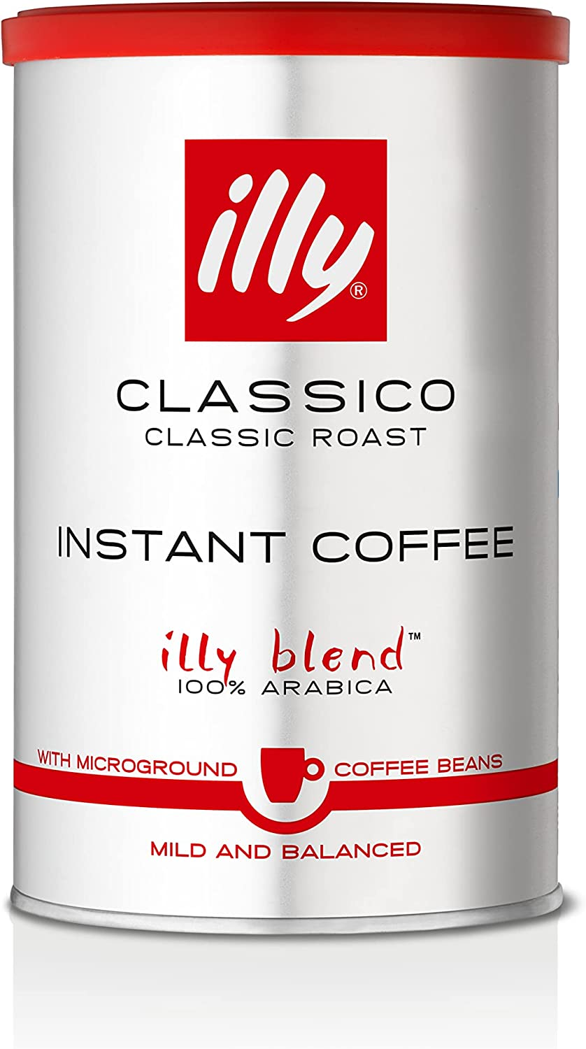 Illy Classico Instant Coffee, Medium Roast, 100% Arabica Beans, Bulk Pack of 6 X 95G - Premium for Espresso & Machine, Ethically Sourced image number 5