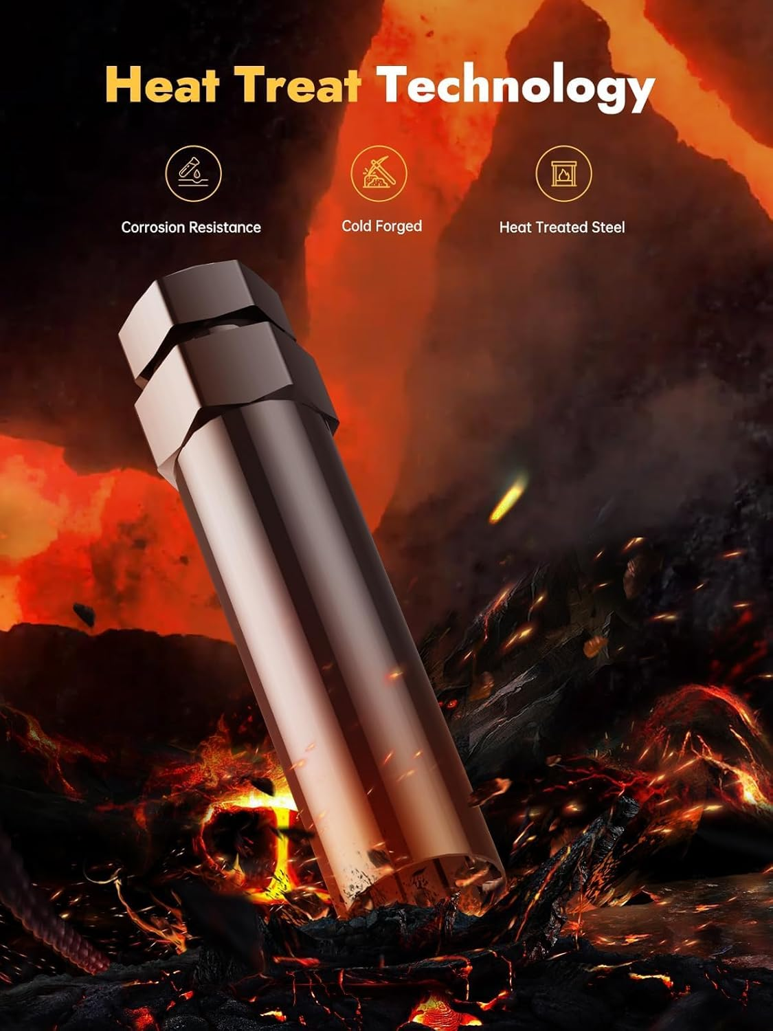 MIKKUPPA 6 Point Spline Lug Nuts Tuner Socket Key Tool - with 17Mm Hex for 1/2-20 12X1.5 12X1.25 Black Lug Nut Socket