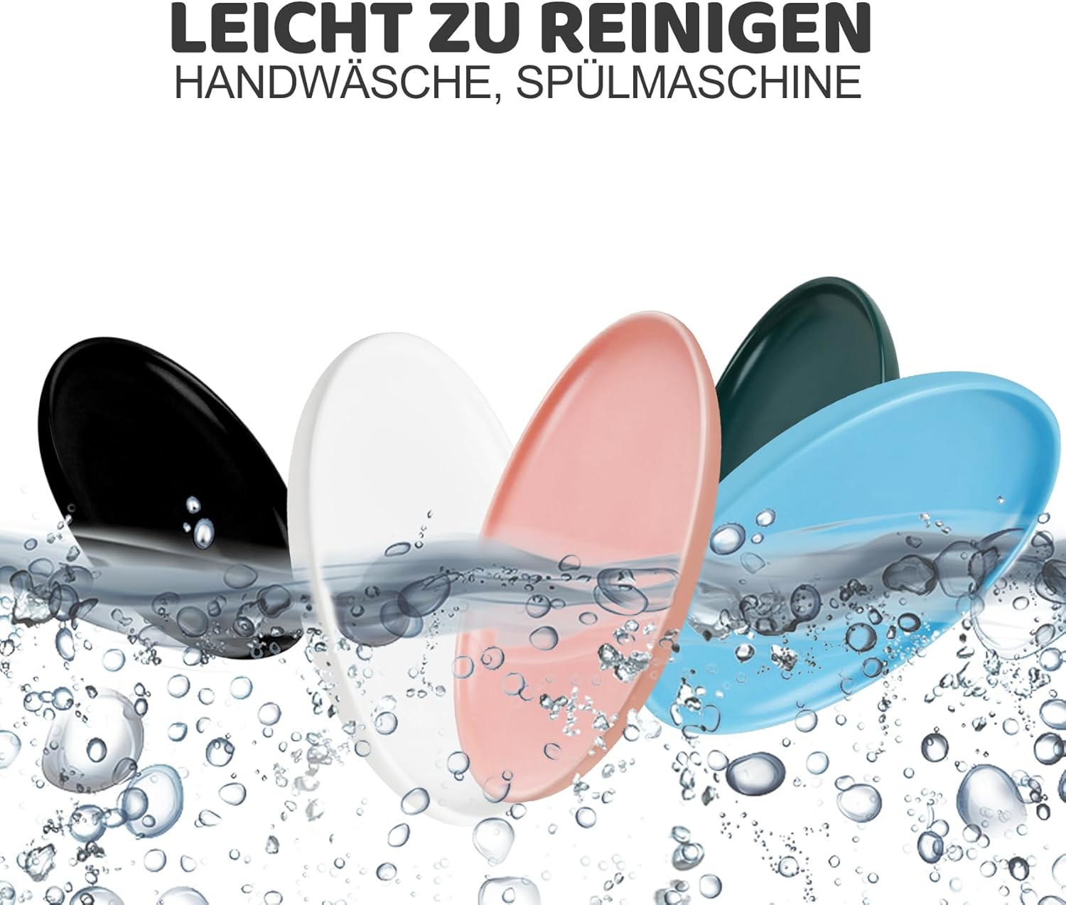 Ceramic Cat Bowl, Set of 5, Feeding Bowl, Cat Ceramic Cat Feeding Bowl for Kittens and Small Animals, Cat Food Bowl, Flat Feeding Bowl, Cat Bowl Set